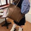 2025 New Casual Fashion Simple Texture Women's Shoulder Bag Trendy Texture Large Capacity Portable Tote Bag