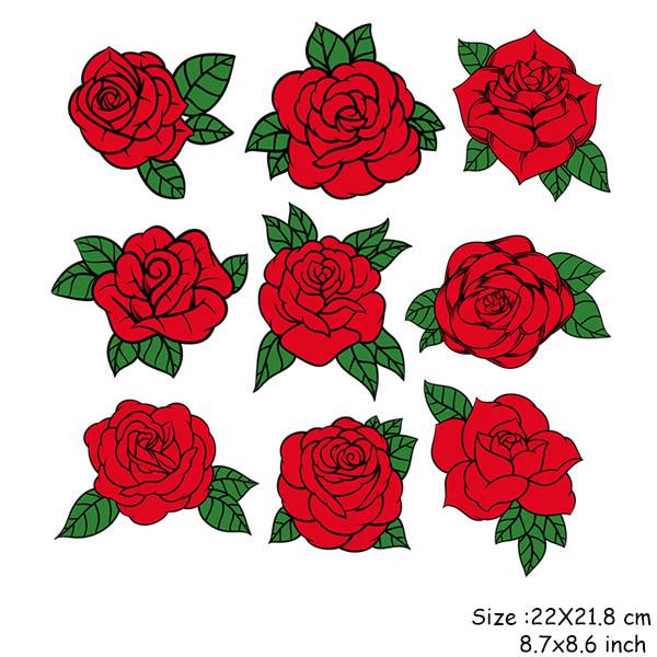 Набор аппликаций из цветов единорога, теплопередача, декор одежды, аксессуары «сделай сам», значки, термопереносы