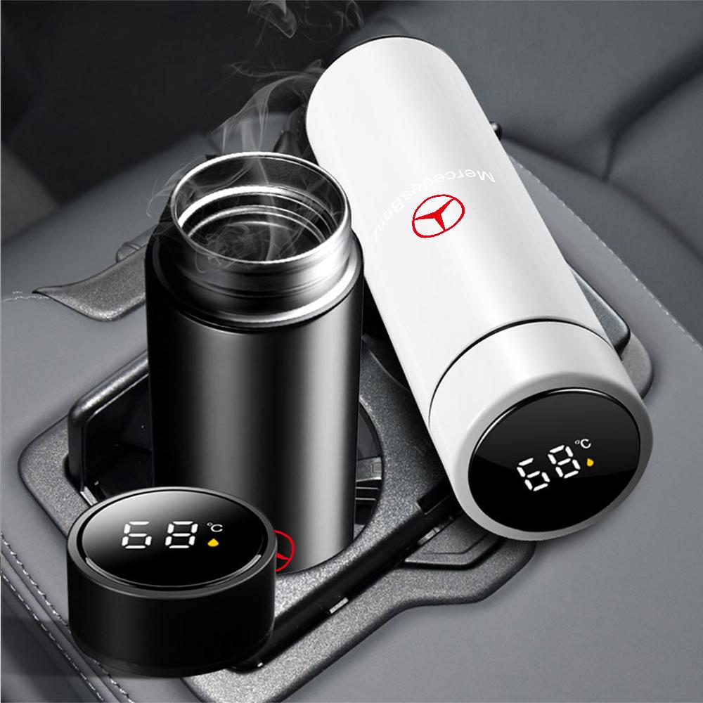 Commercial Stainless Steel Temperature Control Intelligent Insulated Cup For Mercedes Benz W204 W205 W212 W213 W221 W177 GLA CLA CF1