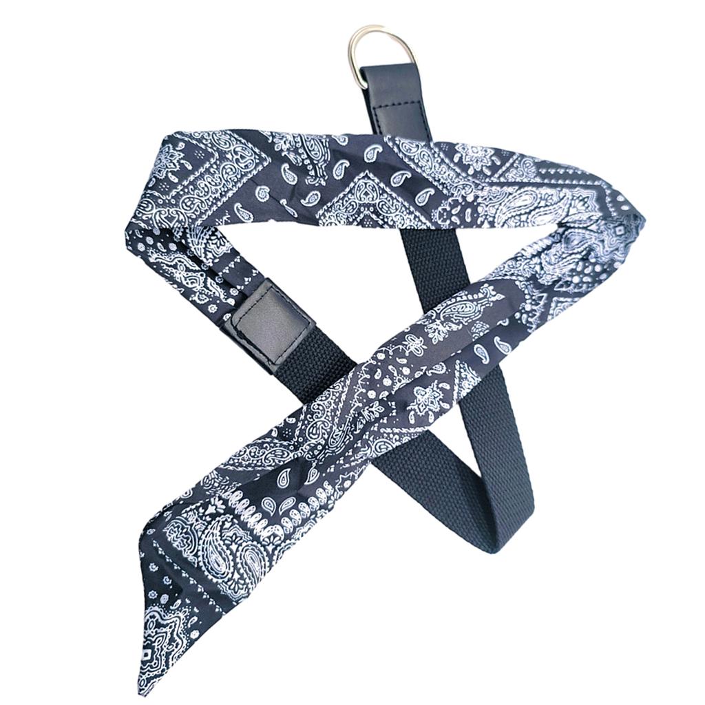 Canvas Waist Belts with Patchwork Silk Scarf Adjustable Waist Belt Universal Teens Woman Dresses Skirt Coat Waistband