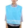 Waterproof Adult Elder Mealtime Eating Bib Clothes Clothing Protector Dining Aid Light Blue