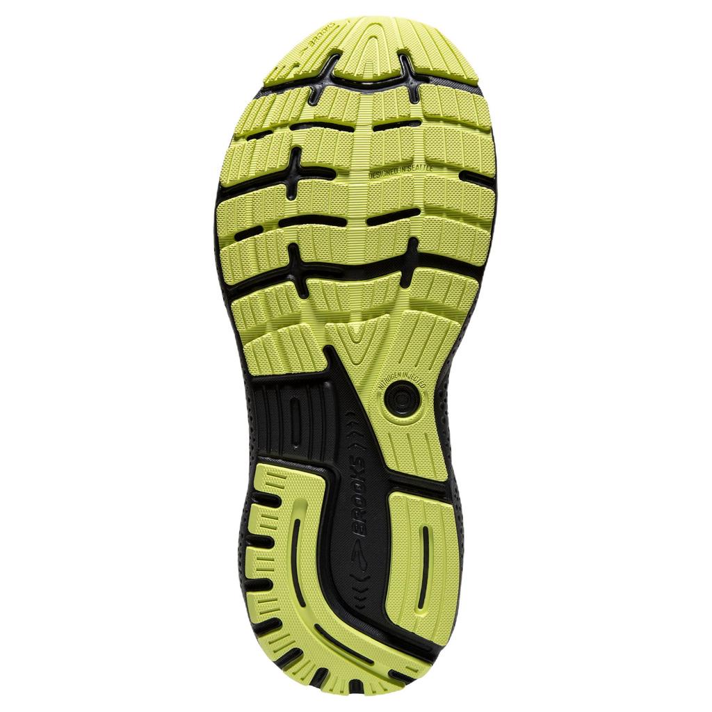 Brooks Ghost 16 Extra Wide Primer Grey Lime Мужские кроссовки Желтый 110418-2E-040
