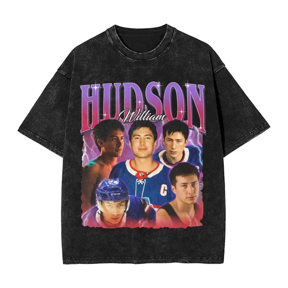 Washed T Shirts Heated Rivalry Ilya Rozanov TShirts Harajuku Connor Storrie Streetwear Cotton Graphic Tops Tops Tees Men Women