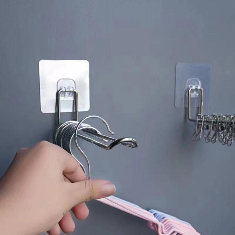 Foldable Clothes Drying Rack Stainless Steel Indoor Clothes Drying Pole Garment Hooks Holder