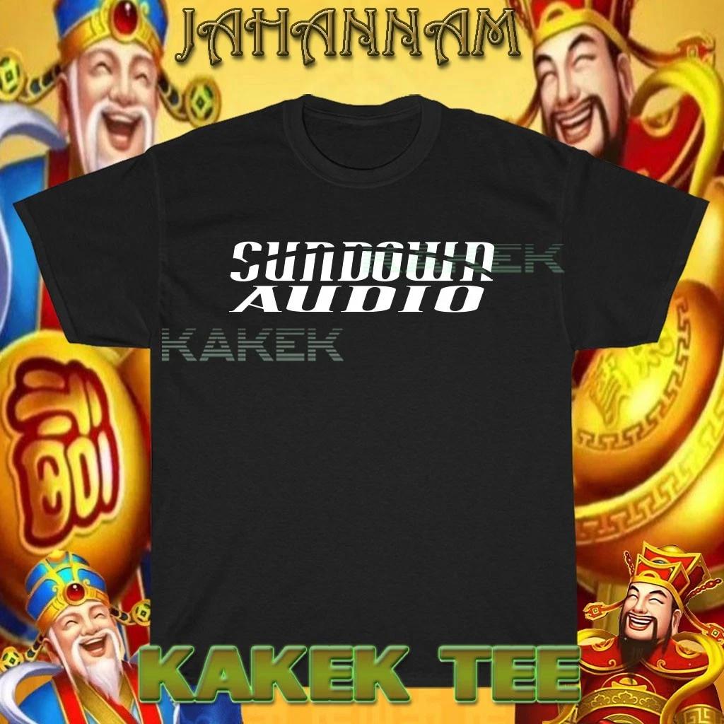 Новая Футболка Sundown Audio Логотип Basshead Американская Футболка Смешная Размер от S до 5XL