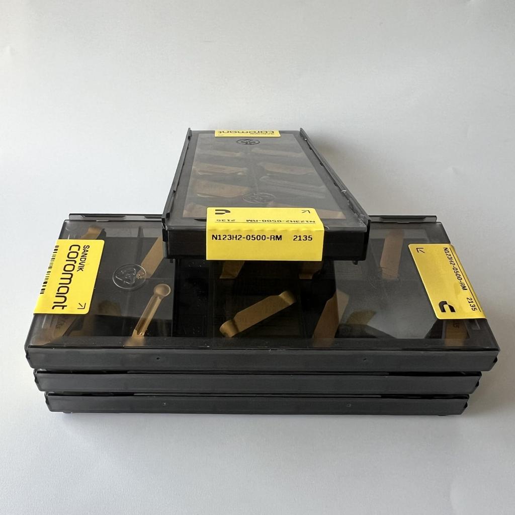 Sandvik / N123H2-0500-RM 2135 / Оригинальная шведская твердосплавная пластина 10 шт.