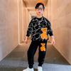 Autumn Boys' Long-Sleeve Sweatshirt & Pants Set – Trendy Children's Sportswear