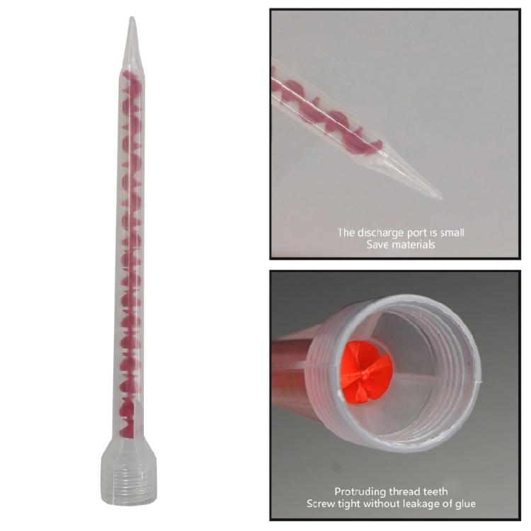 20 шт. Насадка для статического смешивания Смесительная трубка Эпоксидная смола Клей Миксер Смесительная насадка Замена для инъекционных картриджей