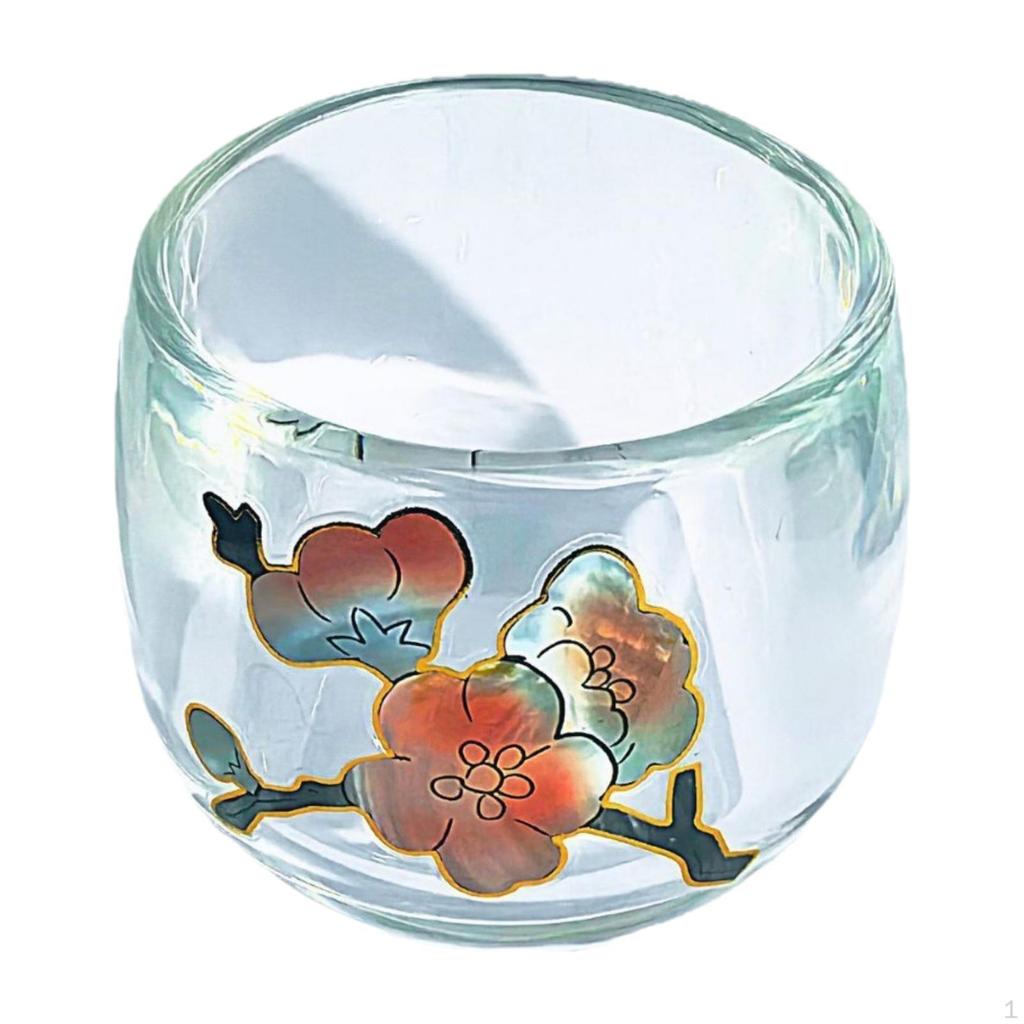 Стеклянная чашка 100 мл Ручная работа Кружка для кофе Чашка для чая Мастер Кунг-фу для латте Взрослые Мужчины Женщины Чайная церемония