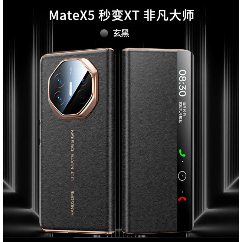 Mate X5 Flip Case Smart View Cover With Stand Shockproof Leather PC Hybrid Protection Business Users
