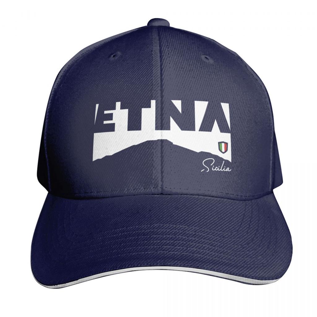 Etna Muntagna Mongibello Montebello Sicilia Etna Sicily Baseball Cap Fashion Beach fun hats Golf Cap Hat Beach Golf Unisex Womens