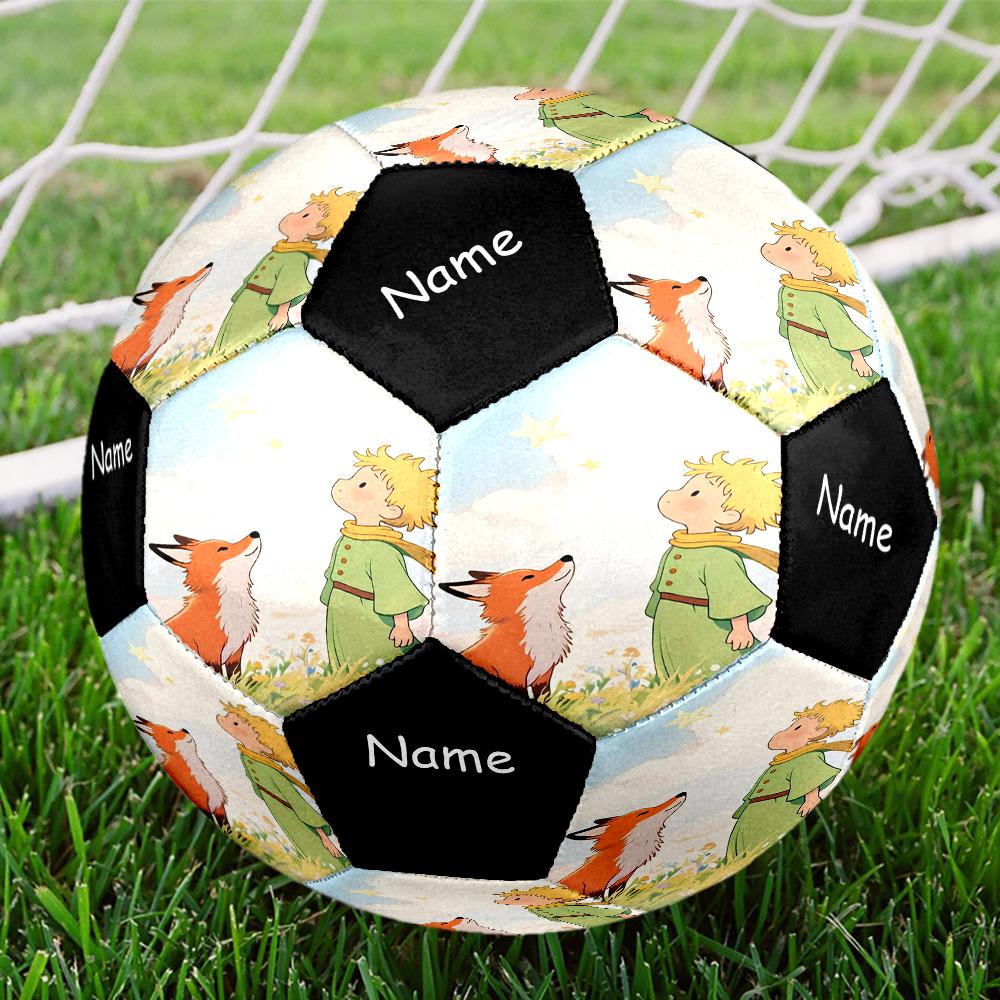 Custom Name The Little Prince Theme Size 5 Soccer Ball, Suitable for Both Indoor and Outdoor Matches, a Gift Suitable for Everyone.