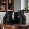 3D Подсвечник-Основа в виде Кошки - Идеально для Атмосферы Обеденного Стола в День Святого Валентина (Свечи не включены)