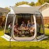 Screen House Tent, 3030 x 2650 x 2300 mm, 4-8 Person Pop Up Screen Tent with Extended Awning, Portable Screened in Canopy with Carry Bag, Netting