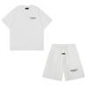 Fear Of God Essentials Hoodie Mens Oversized Cotton Pullover With Flocked Letter Print 2025