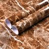 Kitchen Decoraction Thick PVC Glossy Marble Waterproof Self Adhesive Wallpaper Home Decor Furniture Oil Proof Bedroom Stickers