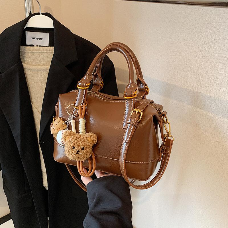 Сумка премиум-класса в стиле ретро, женская, 2025, новая, модная сумка-мессенджер, сумка-ведро, большая вместимость, плечевая сумка-тоут