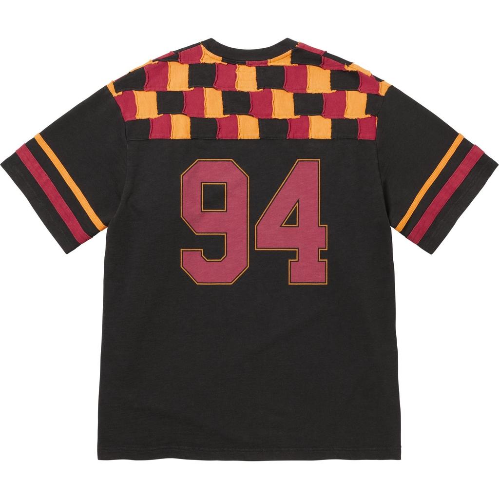 Supreme FW24 WEEK1 Patchwork Yoke Football Top logo Unisex SUP-FW24-035