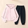 Унисекс Детский Комплект: Худи и Спортивные Штаны, Повседневный Спортивный Костюм для Мальчиков и Девочек