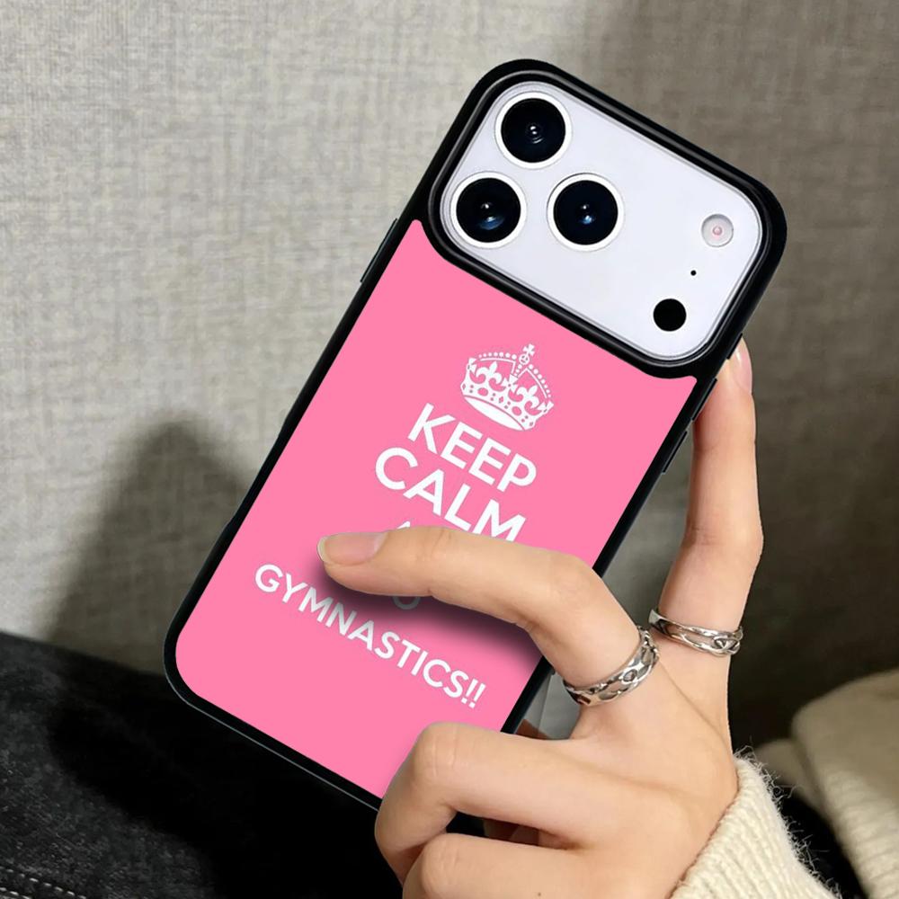Чехол Case для iPhone 17 Air 16 Pro Max 15 Plus 11 13 Mini 14 12 Задняя крышка телефона Любовь Гимнастика