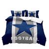 Sports Style Basketball Three-piece Quilt Cover 3D Digital Printing Bedding Set Bed Cover