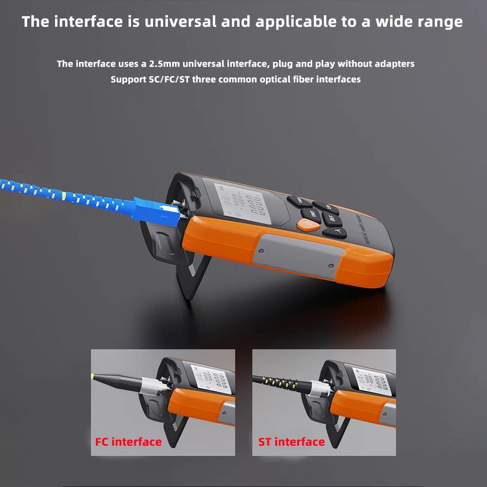 Многофункциональный измеритель оптической мощности G90 Зарядка через USB Визуальный локатор повреждений Тестер оптического волокна Профессиональный цифровой мультиметр