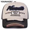 YOUNAXIN Unisex Retro Hawaii Baseball Cap Vintage Embroidered Sun Hat For Men Women Travel