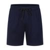 Summer Men's Mid Waist Drawstring Quick Drying Mesh Short Trousers Black White Red Blue Casual Beach Short Pants