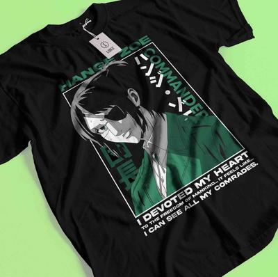 Футболка Attack On Titan, футболка Eren Mikasa, футболка Levi's, футболка AOT Erwin Hange Armin.