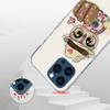 Милый чехол для телефона с совой и сердцами для влюбленных для Iphone 17 Air 16 11 12 13 Mini 14 Plus 15 Pro Max 7 8E SE 2020 16ProMax Чехол для телефона Coque 1