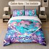 Spy × Family 3Pcs Bedding Set, Personalized Custom Name Text, 1 Duvet Cover & 2 Pillowcases For Bedroom
