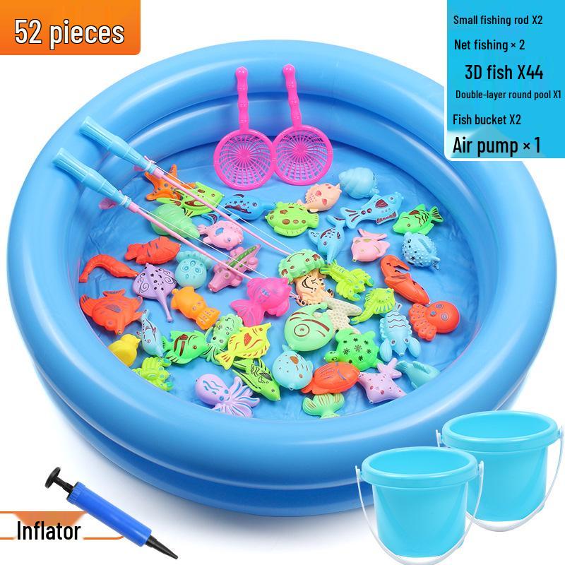 Детский магнитный набор для рыбалки – Летняя развивающая ролевая игра для детей