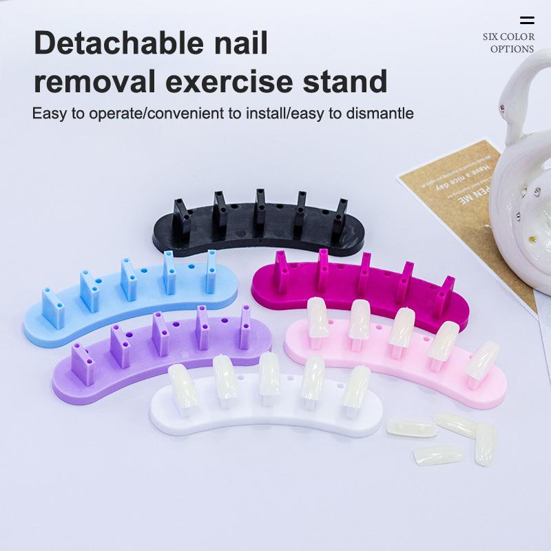 3 шт. лот накладные ногти для практики дизайна ногтей стенд инструмент и 10 шт. накладные ногти маникюрный набор инструментов для дизайна ногтей