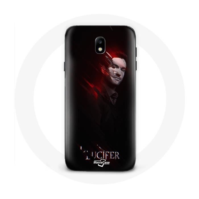 Case for Samsung Galaxy J5 2017 Lucifer Series Black Background