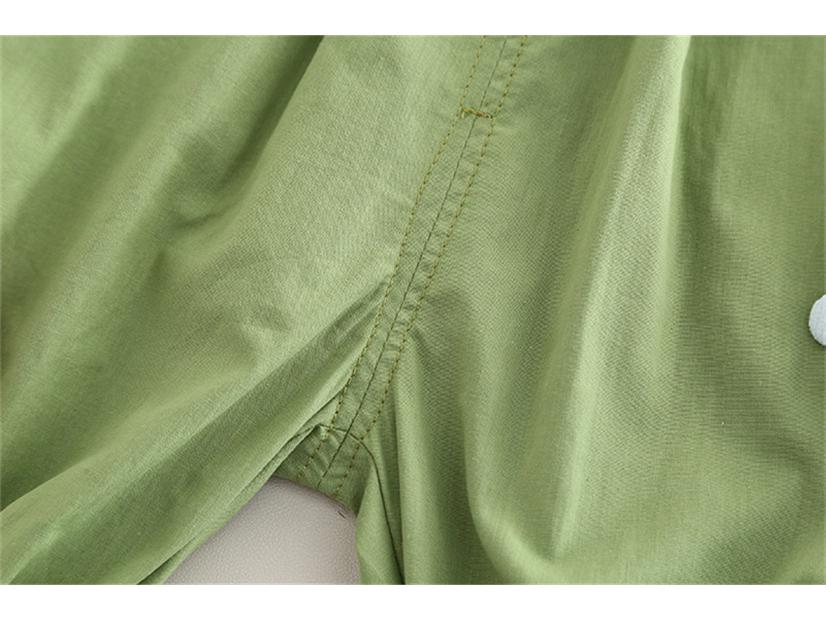 2025 Новый корейский стиль с рукавами-фонариками и цветочным принтом, однотонные летние шорты, комплект из двух частей для маленьких девочек