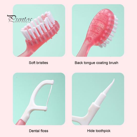 10/20Pcs Mini Toothbrush with Toothpaste No Rinsing Needed Foam-Free Design Natural Ingredients BPA-Free Toothbrush Oral Care