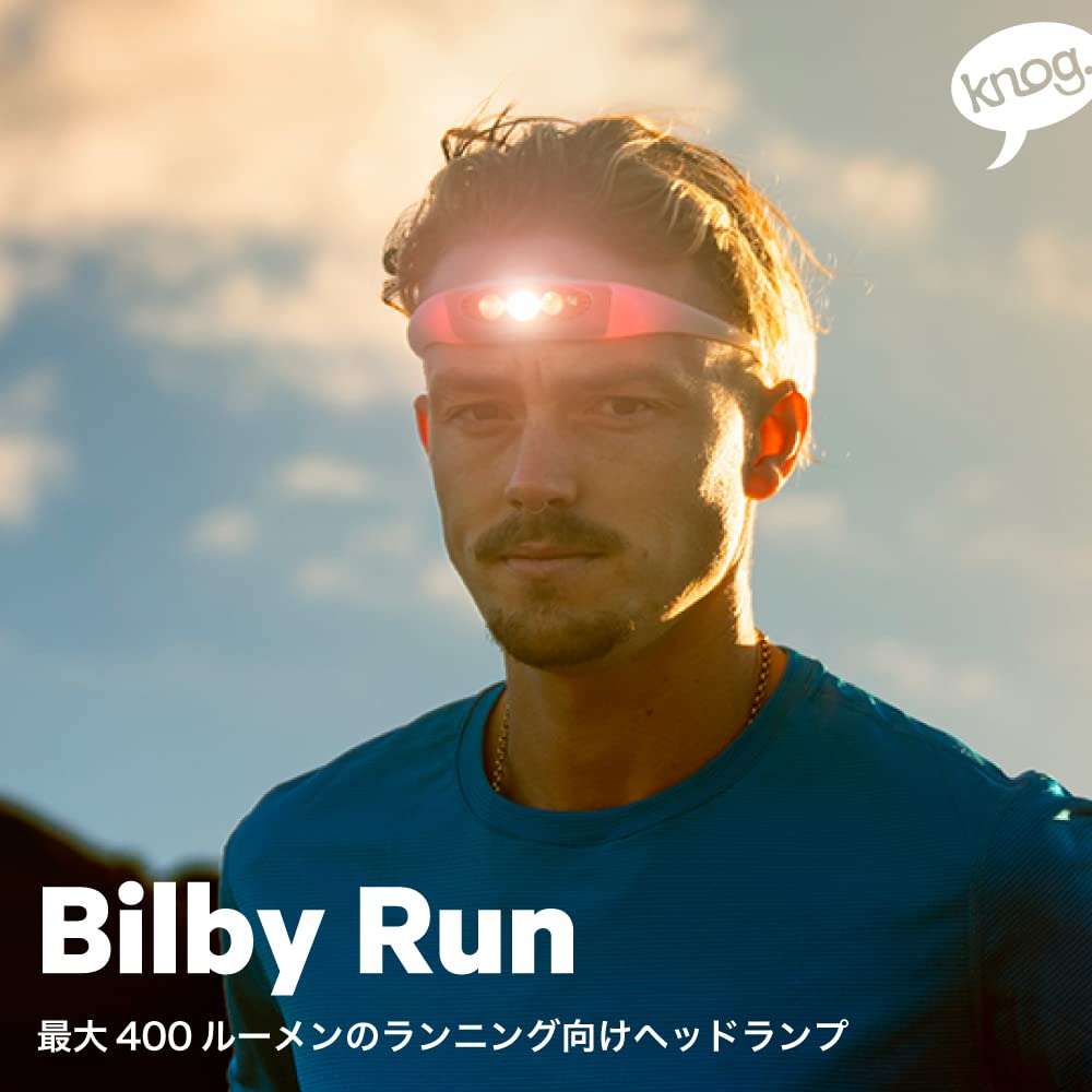 [Оригинальный японский товар] Передний фонарь KNOG BILBY RUN CORAL [BILBY RUN