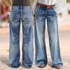 European and American All-season Women's Casual Straight Jeans