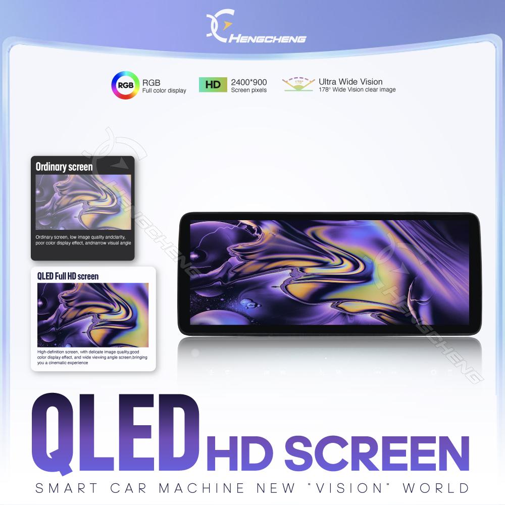 12,8-дюймовый автомобильный мультимедийный плеер для Mercedes Benz C-Class W205 GLC 2015-2019, GPS-навигация, Android-радио, CarPlay, 4G, WiFi, камера 360