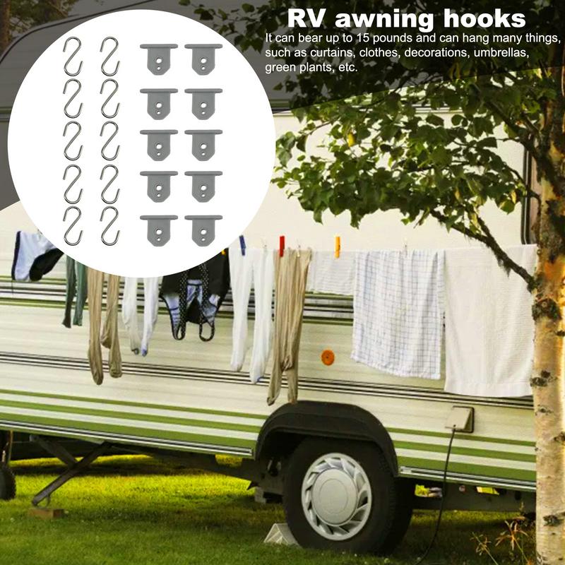 Крючки для фонарей для тента RV 10 шт., держатели для фонарей для кемпинга, вешалка для хранения фонарей для кемпинга в помещении