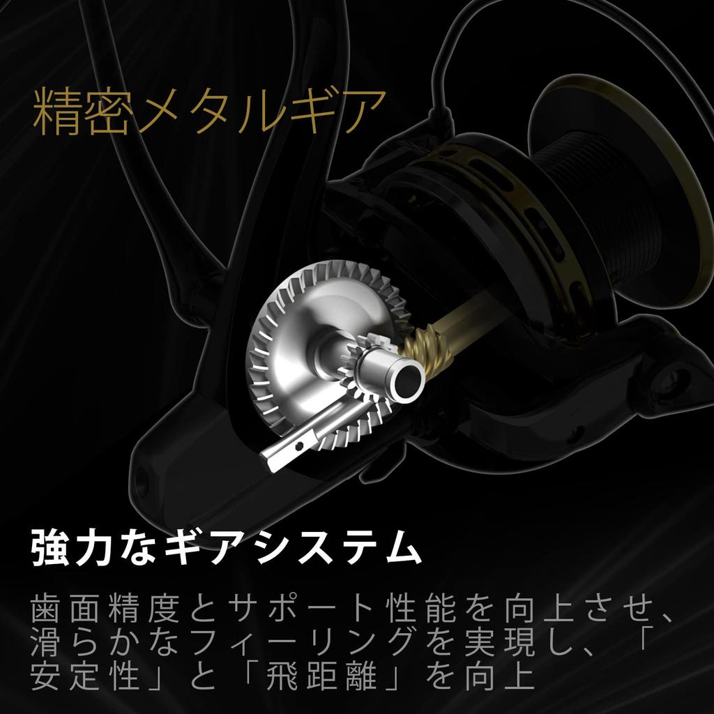 WATACHAMP ORION Катушка для спиннинга Катушка для дальнего заброса Рыболовная катушка FD 6000 Шарикоподшипник Максимальное сопротивление 15 кг 7+1