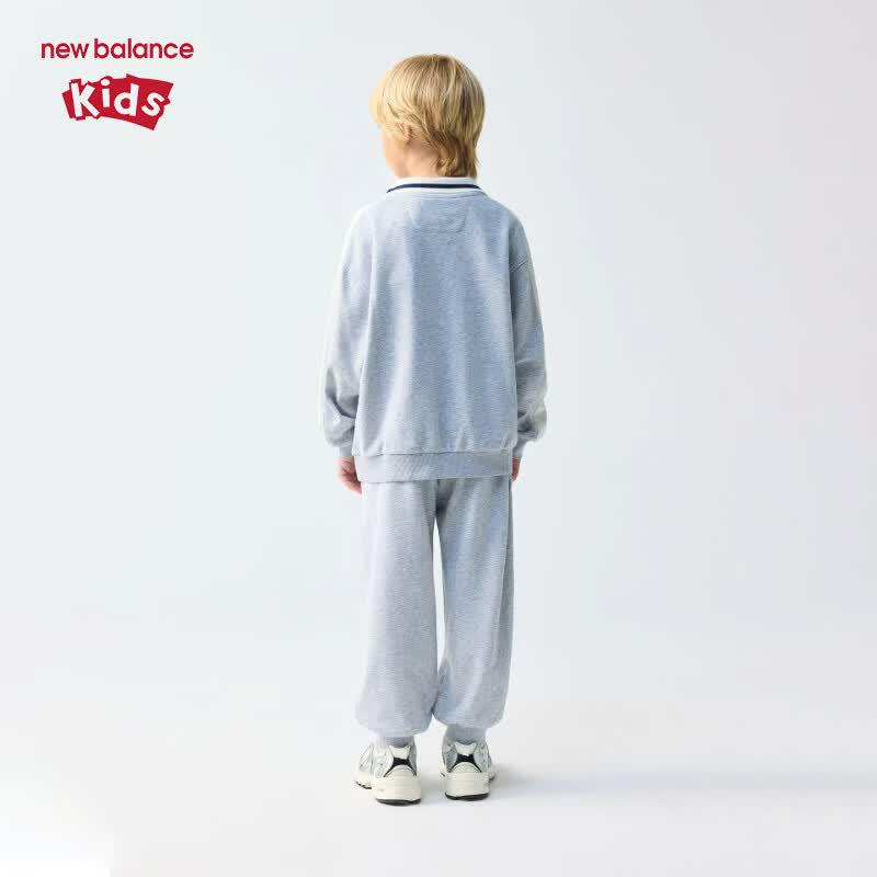 New Balance Детский свитшот с круглым вырезом и брюки 2026 ND2PG83073