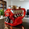 Механическая кружка V8 Двигатель Кружка-двигатель Кофе Пиво Персонализированная кружка для воды Смола Нержавеющая сталь