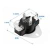 WE04X25195 Термостат высокой температуры для сушилок GE 4467031 AP6004261 PS11729232 EAP11729232 Электрический термостат высокой температуры