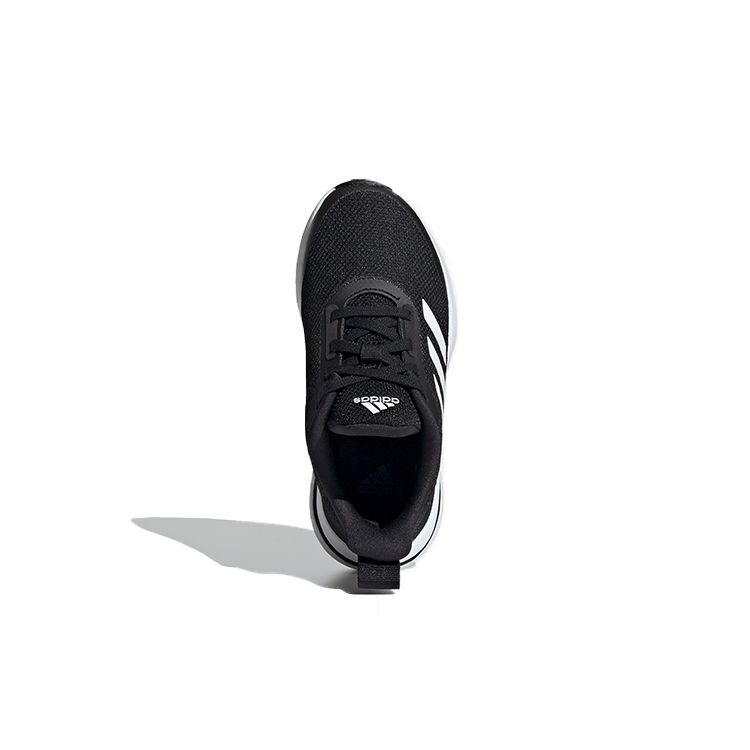 adidas Fortarun 2020 Удобные Дышащие Низкие Детские Беговые Кроссовки Детские Беговые Кроссовки Черные Белые FW3719