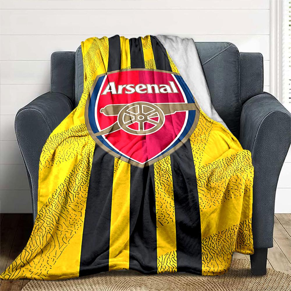 Arsenal Blanket Comfortable Great for Seaside Bed Picnics Four Seasons Multipurpose Warmthful Decor Gifts For Family Or Friends