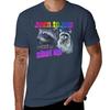 Born To Yap, Forced To Shut Up Raccoon Word Art T-shirt T Shirt For Man Cotton T Shirt Pack T Shirts Designer T-shirt