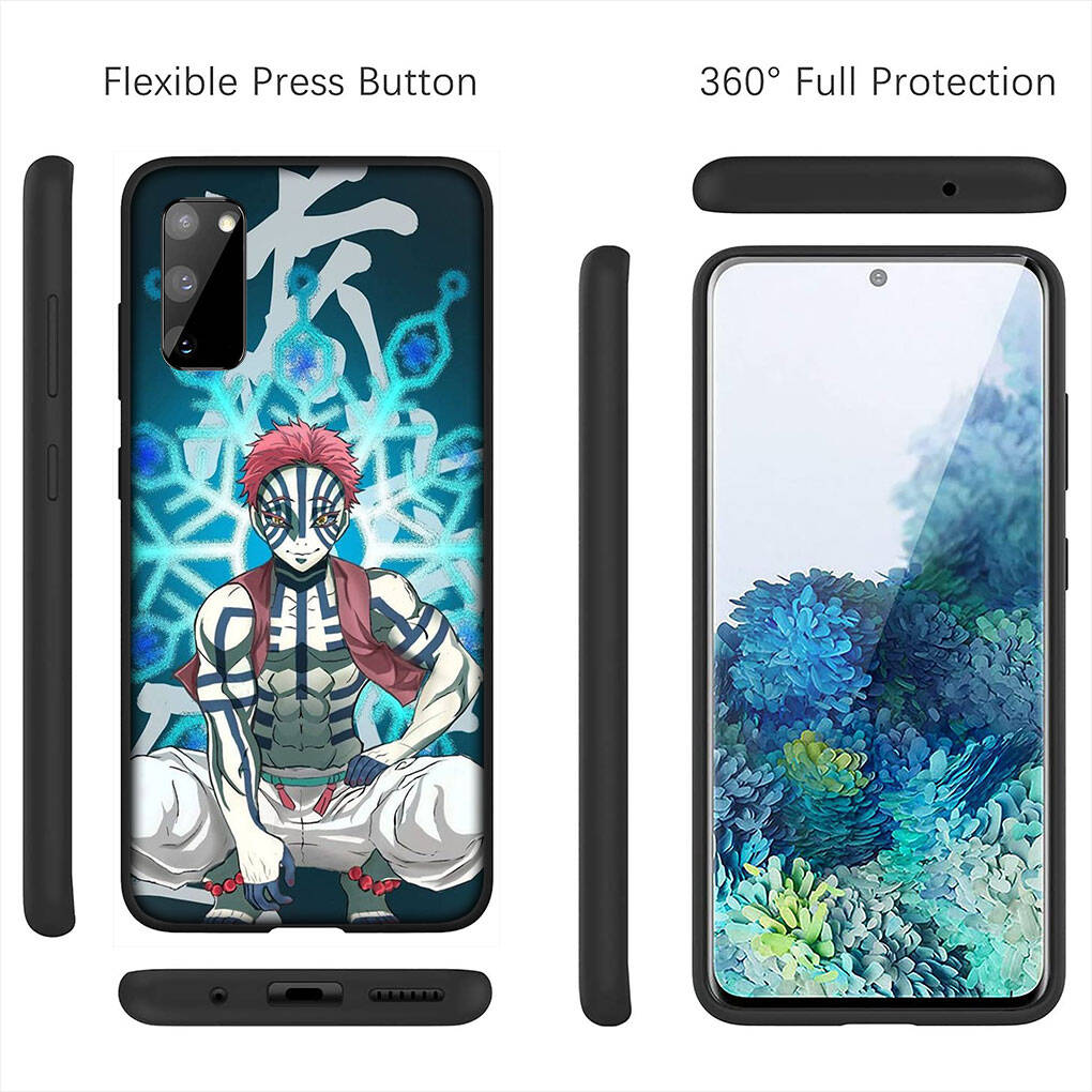 Чехол для iPhone 17 16 15 Xiaomi Poco Redmi Note 14 13 12 Pro Max 9 16e Samsung Galaxy S25 S24 S23 OPPO Huawei Мультяшный Клинок, рассекающий демонов Аказа Чехол для телефона