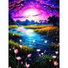 Diy Painting By Numbers Night View On Canvas Acrylic Paints Kit Diy Gift Home Decors Coloring By Numbers For Adults