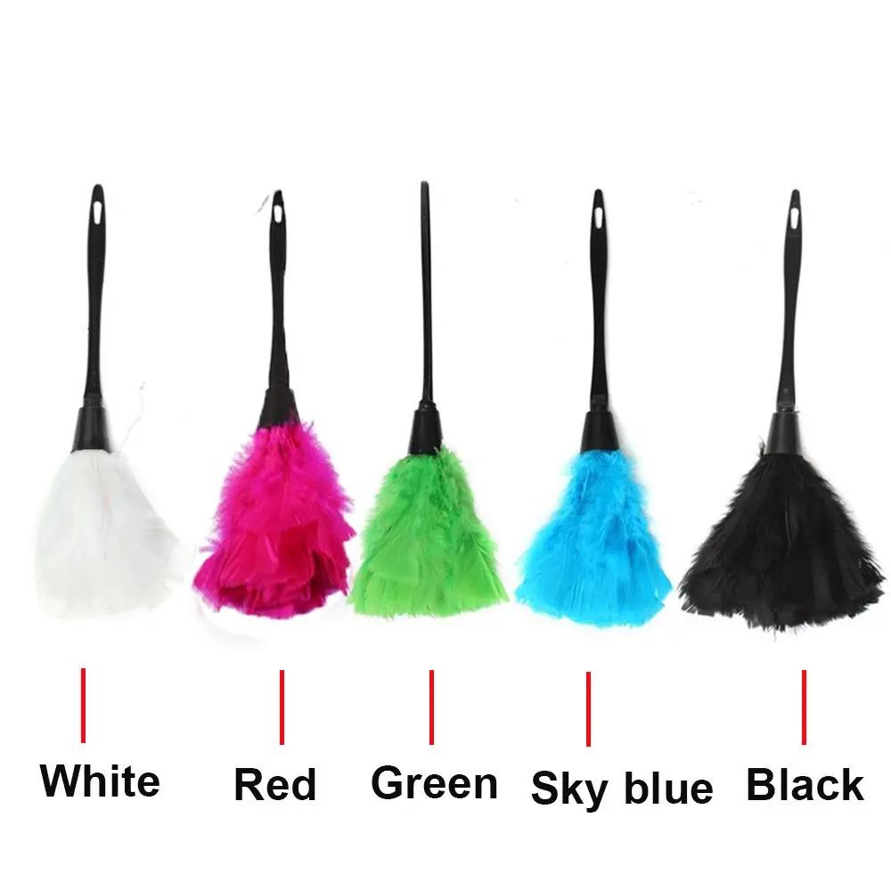 New Car Washer Anti-static Cleaner Home Cleaning Plastic Handle Turkey Feather Duster